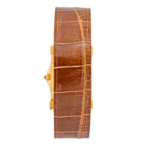 Montre O.J. Perrin - Montre en or jaune 18 carats et saphir 58 Facettes 577678GD