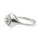 Bague 54 Bague en or blanc 18 carats avec diamants taille brillant 58 Facettes 577951CN