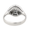 Bague 54 Bague en or blanc 18 carats avec diamants taille brillant 58 Facettes 577951CN