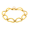 Bracelet Bracelet vintage en or jaune et or rose 18 carats avec diamants 58 Facettes 578078CD