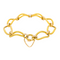 Bracelet Bracelet vintage en or jaune et or rose 18 carats avec diamants 58 Facettes 578078CD