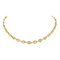 Collier Collier maille grain de café en or jaune et or rose 18 carats 58 Facettes 578109CD