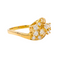 Bague 56 Bague en or jaune 18 carats sertie de diamants 58 Facettes 578214CD