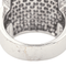 Bague 56 Bague pavée de diamants en or blanc 18 carats 58 Facettes 578262CD
