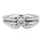 Bague 54 Bague solitaire en or blanc 18 carats avec diamant 0,32 ct 58 Facettes 578383CD