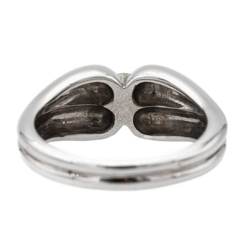 Bague 54 Bague solitaire en or blanc 18 carats avec diamant 0,32 ct 58 Facettes 578383CD