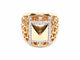 Bague 54 Bague en or rose 18 carats pavée de diamants 0,51 ct 58 Facettes 578648RV