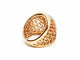 Bague 54 Bague en or rose 18 carats pavée de diamants 0,51 ct 58 Facettes 578648RV