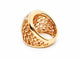 Bague 54 Bague en or rose 18 carats pavée de diamants 0,51 ct 58 Facettes 578648RV