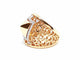 Bague 54 Bague en or rose 18 carats pavée de diamants 0,51 ct 58 Facettes 578648RV