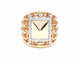 Bague 54 Bague en or rose 18 carats pavée de diamants 0,51 ct 58 Facettes 578648RV
