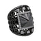 Bague 53 Bague en or noir 18 carats pavée de diamants 0,94 ct 58 Facettes 578649RV