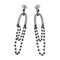 Boucles d'oreilles Boucles d’oreilles pendantes en or blanc 18 carats et diamants 58 Facettes 578657RV
