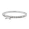 Bague 53 Bague solitaire en or blanc 18 carats et diamants 58 Facettes 578731RV