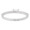 Bague 53 Bague solitaire en or blanc 18 carats et diamants 58 Facettes 578731RV