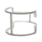 Bague 53 Bague graphique en or blanc 18 carats et diamants 58 Facettes 578790RV