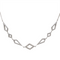 Collier Collier en or blanc 18 carats pavé de diamants 58 Facettes 578815RV