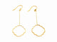 Boucles d'oreilles Boucles d’oreilles pendantes Transparence en or rose 18 carats 58 Facettes 578896RV