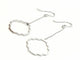 Boucles d'oreilles Transparence - Boucles d’oreilles pendantes en or blanc 18 carats 58 Facettes 578897RV