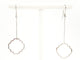 Boucles d'oreilles Transparence - Boucles d’oreilles pendantes en or blanc 18 carats 58 Facettes 578897RV