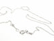 Collier Collier Transparence - Motif graphique en or blanc 18 carats 58 Facettes 578905RV