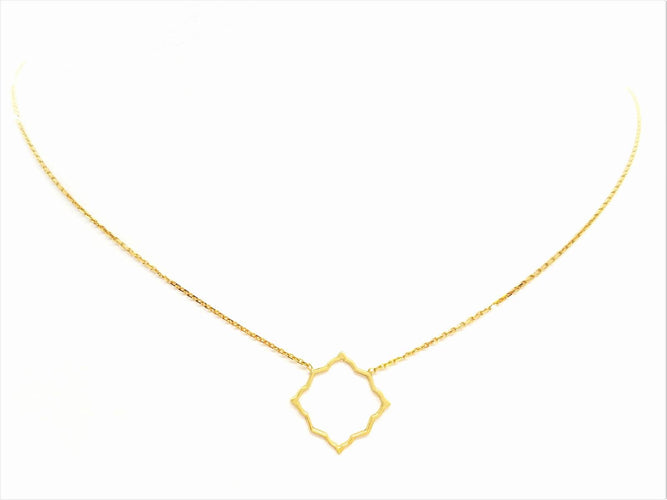 Collier Collier Transparence en or jaune 18 carats 58 Facettes 578906RV