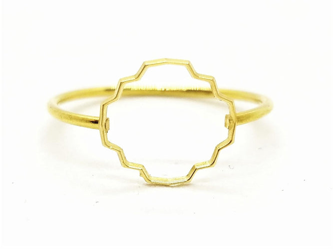 Bague 53 Bague Transparence en or jaune 18 carats 58 Facettes 578910RV