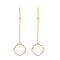Boucles d'oreilles Transparence - Boucles d'oreilles pendantes en or jaune 18 carats 58 Facettes 578915RV