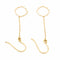 Boucles d'oreilles Transparence - Boucles d'oreilles pendantes en or jaune 18 carats 58 Facettes 578915RV