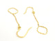 Boucles d'oreilles Transparence - Boucles d'oreilles pendantes en or jaune 18 carats 58 Facettes 578917RV