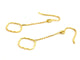 Boucles d'oreilles Transparence - Boucles d'oreilles pendantes en or jaune 18 carats 58 Facettes 578917RV