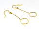 Boucles d'oreilles Transparence - Boucles d'oreilles pendantes en or jaune 18 carats 58 Facettes 578917RV