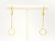 Boucles d'oreilles Transparence - Boucles d'oreilles pendantes en or jaune 18 carats 58 Facettes 578917RV