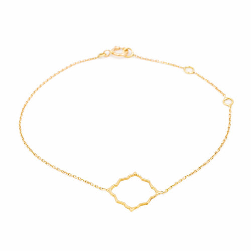 Bracelet Bracelet Transparence en or jaune 18 carats 58 Facettes 578923RV