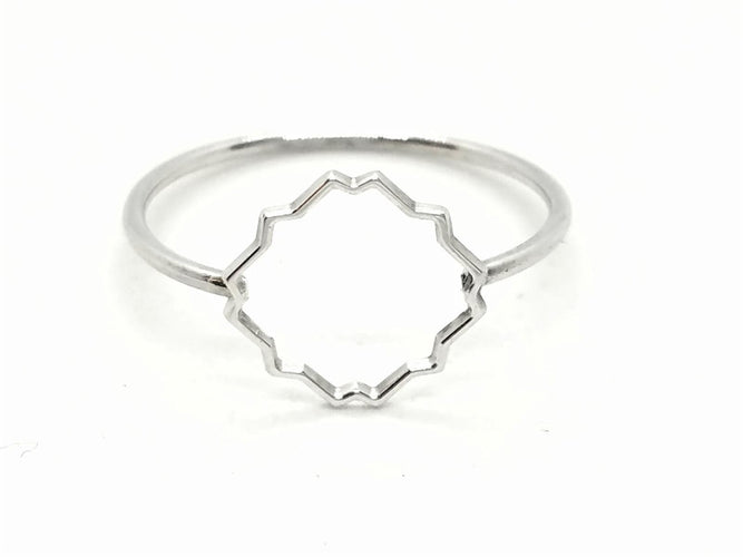 Bague 54 Bague Transparence en or blanc 18 carats 58 Facettes 578927RV