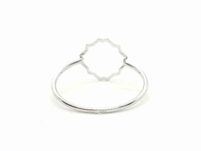 Bague 54 Bague Transparence en or blanc 18 carats 58 Facettes 578927RV