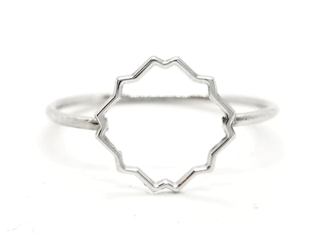 Bague 54 Bague Transparence en or blanc 18 carats 58 Facettes 578927RV