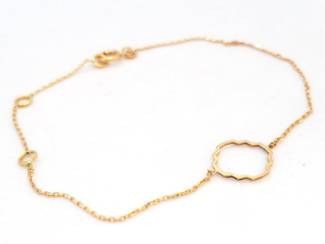 Bracelet Transparence - Bracelet en or rose 18 carats 58 Facettes 578933RV