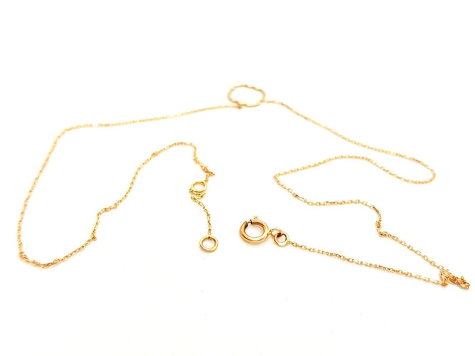 Collier Collier Transparence - Collier motif graphique en or rose 18 carats 58 Facettes 578938RV