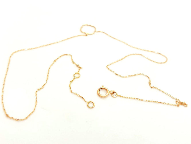 Collier Collier Transparence - Collier motif graphique en or rose 18 carats 58 Facettes 578938RV