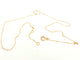 Collier Collier Transparence - Collier motif graphique en or rose 18 carats 58 Facettes 578938RV