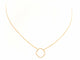 Collier Collier Transparence - Collier motif graphique en or rose 18 carats 58 Facettes 578938RV
