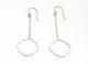 Boucles d'oreilles Transparence - Boucles d’oreilles pendantes en or blanc 18 carats 58 Facettes 578940RV