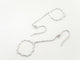 Boucles d'oreilles Transparence - Boucles d’oreilles pendantes en or blanc 18 carats 58 Facettes 578940RV
