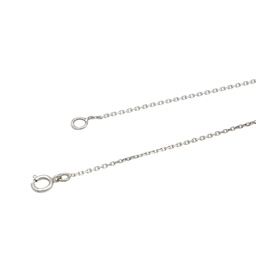 Collier Collier en or blanc 18 carats avec diamant taille brillant 58 Facettes 579048RV