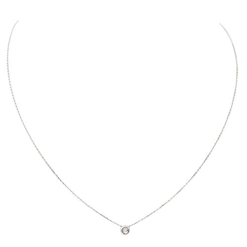 Collier Collier - Diamant en or blanc 18 carats 58 Facettes 579070RV