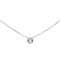 Collier Collier en or blanc 18 carats avec diamant taille brillant 0,012 ct 58 Facettes 579081RV