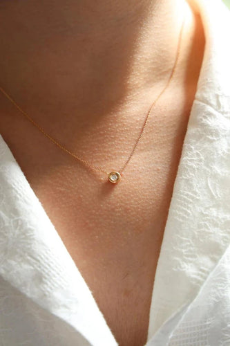 Collier Collier or rose Diamant 58 Facettes 579144RV