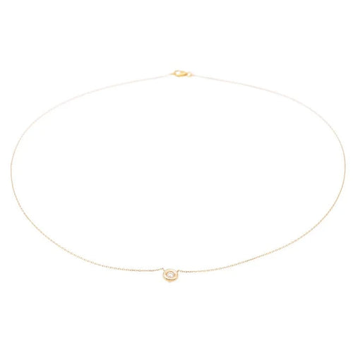 Collier Collier or rose Diamant 58 Facettes 579144RV