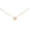Collier Collier en or rose 18 carats avec diamant taille brillant 0,05 ct 58 Facettes 579147RV